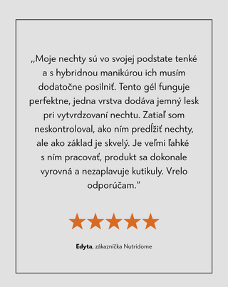 Stavebný gél na gélovú manikúru UV/LED na modelovanie a predlžovanie nechtov Nutridome - 3