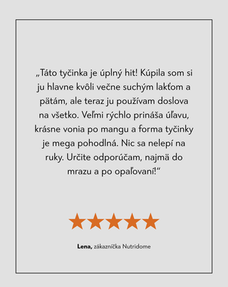 Balzam na telo v tyčinke intenzívne vyživujúci s prírodnými olejmi Nutridome - 6