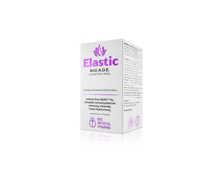 Výživový doplnok proti starnutiu pokožky Elastic Anti A.G.E. Bio Medical Pharma 60 kapsúl