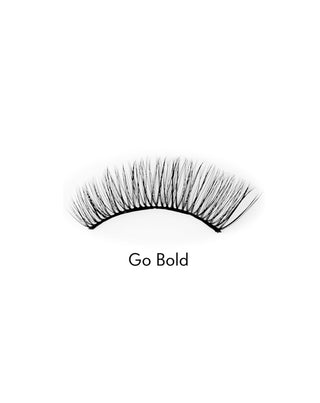 Umelé riasy na 2d páse na viacnásobné použitie veľmi jemné Go Bold Bamm!Lashes - 2