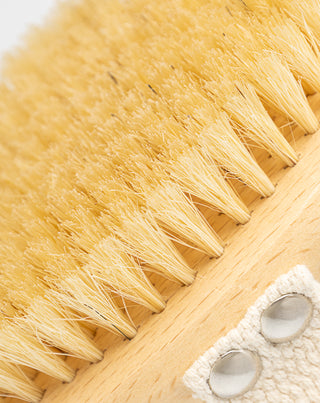 Uddo masážna kefa na telo z prírodných kančích štetín_2 - 2