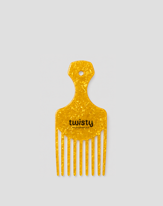 Vertikálny hrebeň na budovanie objemu a nadvihnutie kučeravých vlasów od korienkov Twisty
