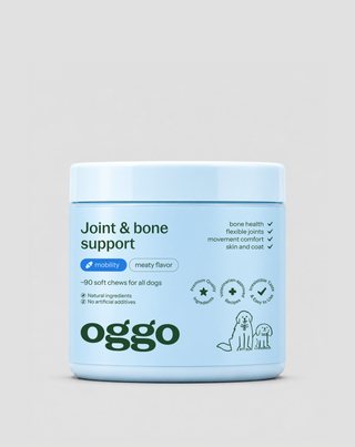 Doplnok výživy pre kĺby a kosti psov veľkých plemien, aktívnych, starších Joint & Bone Support Oggo 180 g - 1