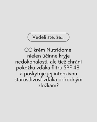 Krycí krém na tvár SPF 48 s kolagénom a prírodnými olejmi 02 Light Beige Nutridome - 4