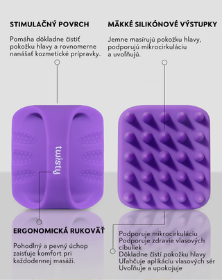 Masážny prístroj na pokožku hlavy z mäkkého silikónu podporujúci mikrocirkuláciu Twisty - 6