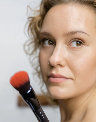 Štetec na make-up s dvoma dĺžkami štetín pre stupňovanie krytia č. 8 Say Makeup - 2