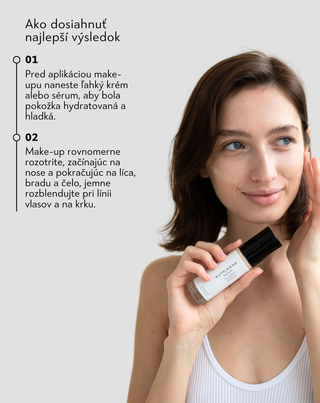 Ľahký krycí, zmatňujúci make-up na tvár 12h 02 Natural Nutridome - 3