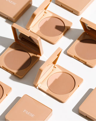 Bronzer lisovaný Selfglow 01 Cold s aktívnymi zložkami na kontúrovanie tváre Paese - 6