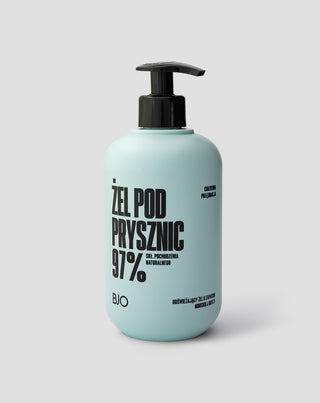 Osviežujúci vegánsky sprchový gél s extraktom z uhorky s vôňou morského vánku Bjo - 1