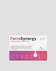 Výživový doplnok pri nedostatku železa na podporu vstrebávania s vitamínom C, B12 a kyselinou listovou Gardenpharm FerroSynergy 30 ks.