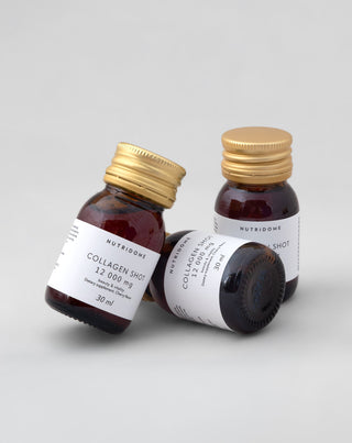 Kolagénový shot v tekutej forme 12 000 mg s vitamínmi, výživový doplnok Nutridome 30 ml