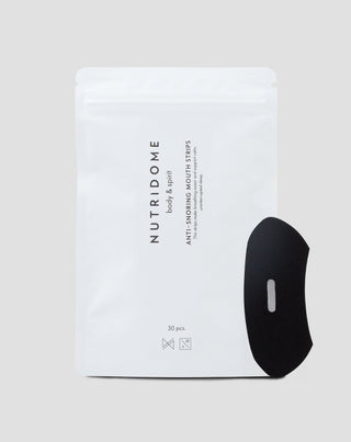 Nutridome náplasť na pery z prírodného bambusového hodvábu proti chrápaniu 30 ks.