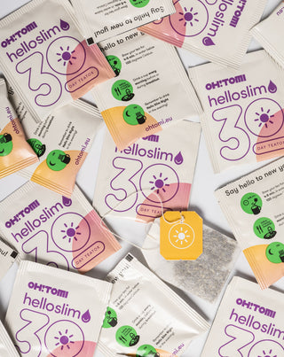 30-dňová detoxikácia organizmu spaľovač tuku čaje na deň a noc Hello Slim Oh!Tomi - 4