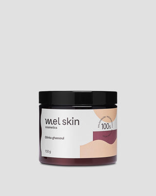 Čistiaci, spevňujúci a vyhladzujúci íl ghassoul pre mastnú a normálnu pleť Mel Skin - 1