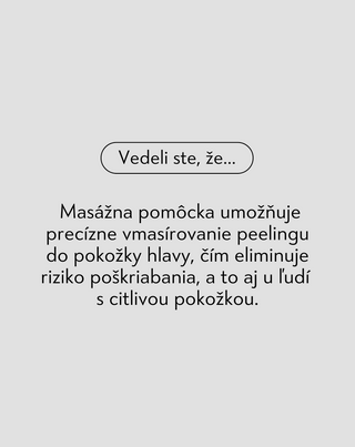 Súprava silikónový masážer + enzýmový peeling na čistenie a stimuláciu mikrocirkulácie pokožky hlavy Twisty - 5